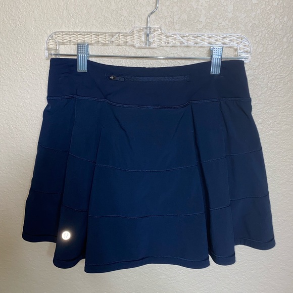 Navy Lululemon Pace Rival Skirt *Tall - Picture 2 of 3